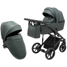 Коляска 2 в 1 Adamex Mobi Air Thermo New ECO SA-29 темно-зелений