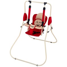 Дитяча гойдалка Babyroom Casper червоний / світло-бежевий