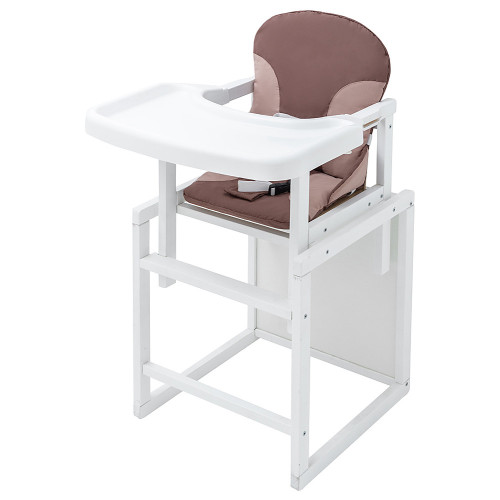 Стульчик-трансформер Babyroom Пони-240 белый шоколад/капучино — 5537 Стульчик-трансформер Babyroom Пони-240 белый шоколад/капучино — 5537
