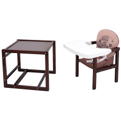 Стульчик-трансформер Babyroom Винни-220 тонированный капучино/шоколад (мишка с чашкой)