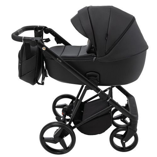 Коляска 2 в 1 Adamex Blanc Eco SA-2 чёрный — 5697