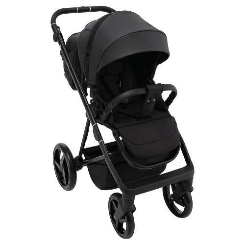 Коляска 2 в 1 Adamex Blanc Eco SA-2 чёрный — 5697