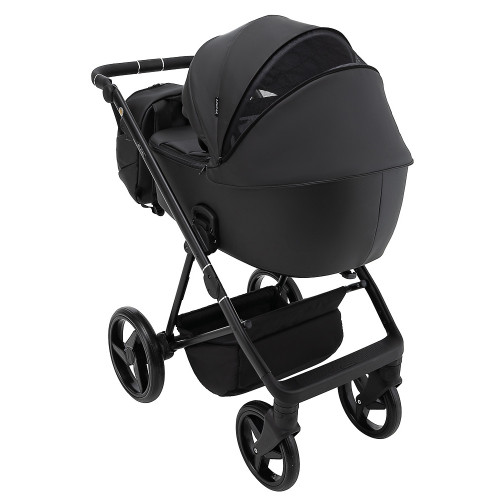 Коляска 2 в 1 Adamex Blanc Eco SA-2 чёрный — 5697
