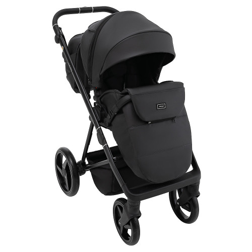 Коляска 2 в 1 Adamex Blanc Eco SA-2 чёрный — 5697