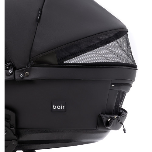 Коляска 2 в 1 Bair Kiwi Plus ECO BKP-15 черная — 21072 Коляска 2 в 1 Bair Kiwi Plus ECO BKP-15 черная — 21072