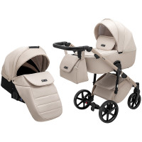 Коляска 2 в 1 Adamex Nola Natura 3 vanilla