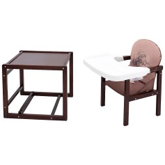Стульчик-трансформер Babyroom Винни-220 тонированный капучино/шоколад (мишка с будильником)