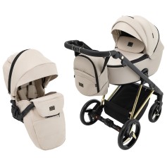 Коляска 2в1 Adamex Blanc Special Edidion PS-802 бежевий