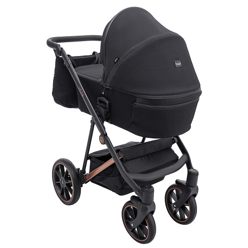 Коляска 2 в 1 Bair Vega Soft VSM-05 black magma чорний — 6060