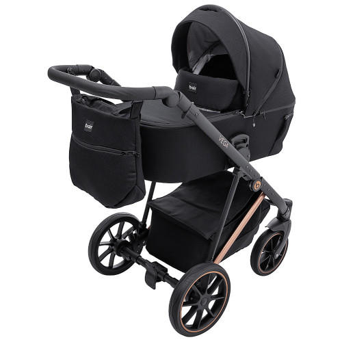 Коляска 2 в 1 Bair Vega Soft VSM-05 black magma чорний — 6060