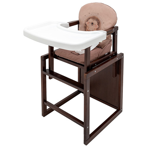 Стульчик-трансформер Babyroom Пеппи Ёжик-Сердца тонированный капучино/шоколад — 14950