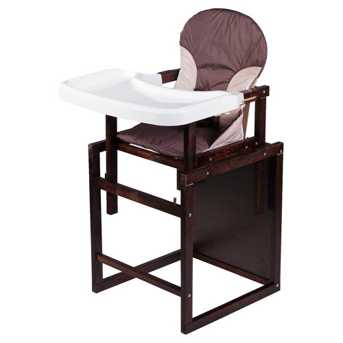 Стульчик-трансформер Пони-220 Babyroom тонированный шоколад/бежевый — 5543 Стульчик-трансформер Пони-220 Babyroom тонированный шоколад/бежевый — 5543