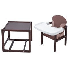 Стульчик-трансформер Babyroom Пони-220 тонированный шоколад/капучино