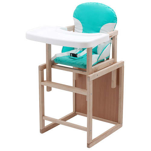 Стільчик-трансформер Babyroom Поні-230 eko бірюзовий / білий — 5590