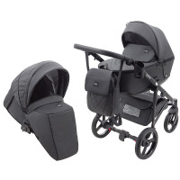 Коляска 2 в 1 Bair City Soft 222 графит