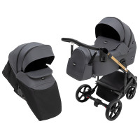 Коляска 2 в 1 Bair Onyx Soft OS-219 графіт