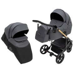 Коляска 2 в 1 Bair Onyx Soft OS-219 графіт