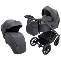 Коляска 2 в 1 Bair Vega Soft VS-04 coal графит
