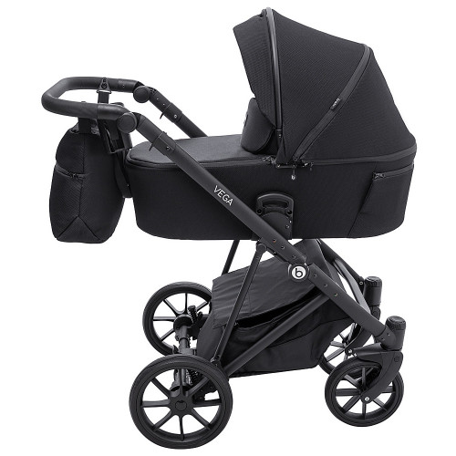 Коляска 2 в 1 Bair Vega Soft VS-05 black чорний — 6061