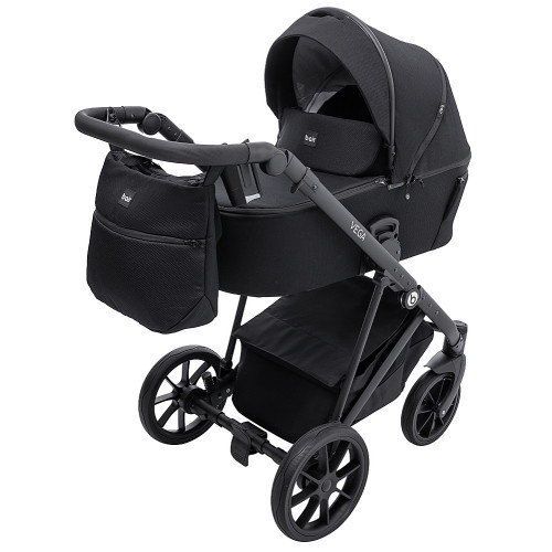 Коляска 2 в 1 Bair Vega Soft VS-05 black чорний — 6061
