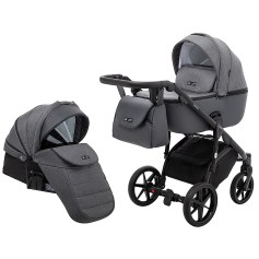 Коляска 2 в 1 Adamex Nola PS-58 графит
