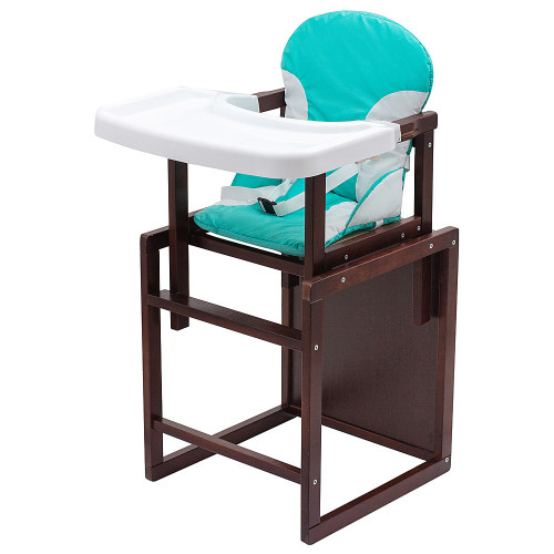 Стільчик-трансформер Поні-220 Babyroom тонований Бірюзовий-Білий — 5593