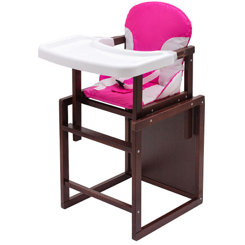 Стульчик-трансформер Babyroom Пони-220 тонированный розовый/белый — 5592 Стульчик-трансформер Babyroom Пони-220 тонированный розовый/белый — 5592