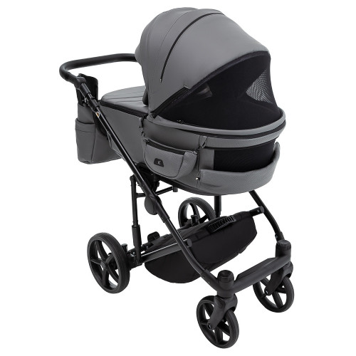 Коляска 2 в 1 Adamex Zico Eco Sa-4 темно-серый — 5727