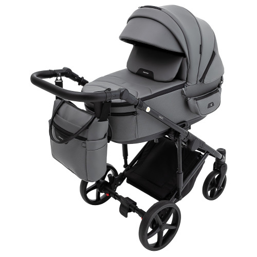 Коляска 2 в 1 Adamex Zico Eco Sa-4 темно-серый — 5727
