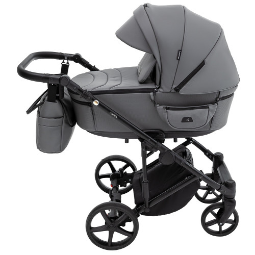 Коляска 2 в 1 Adamex Zico Eco Sa-4 темно-серый — 5727