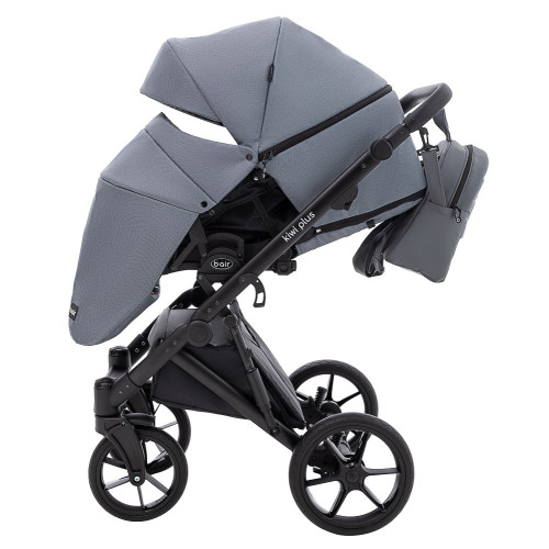 Коляска 2 в 1 Bair Kiwi Plus Soft BKP-218 серый — 6041 Коляска 2 в 1 Bair Kiwi Plus Soft BKP-218 серый — 6041