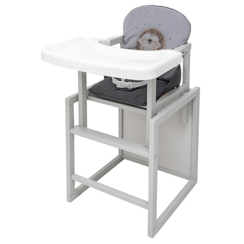 Стульчик-трансформер Babyroom Пеппи-250 серый серый/графит (ежик, сердца) — 5478 Стульчик-трансформер Babyroom Пеппи-250 серый серый/графит (ежик, сердца) — 5478
