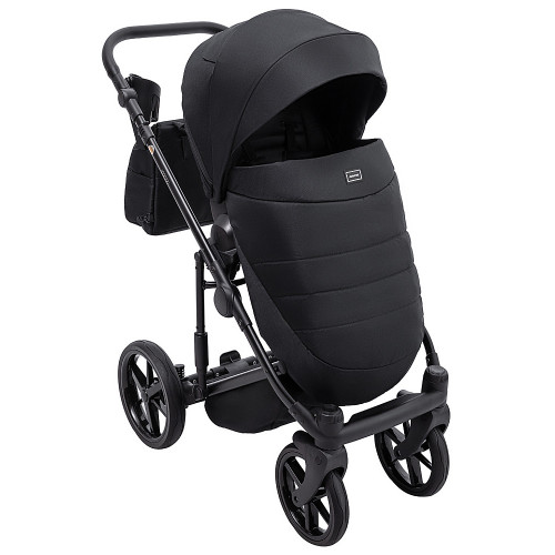 Коляска 2в1 Adamex Locco Lux TK-53 чорний — 5663