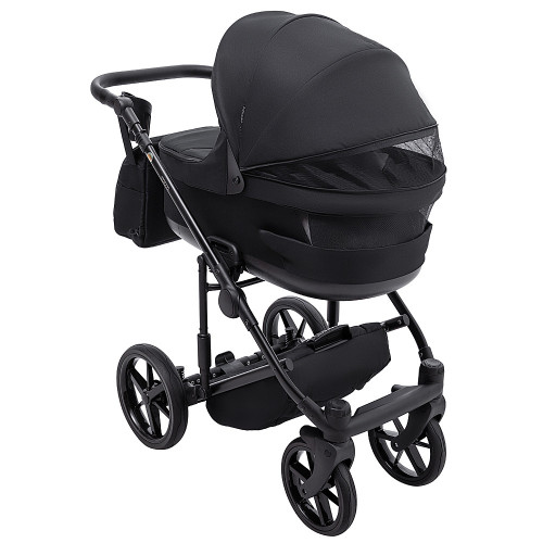 Коляска 2в1 Adamex Locco Lux TK-53 чорний — 5663