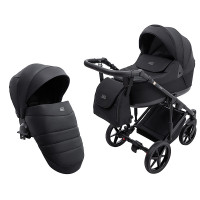 Коляска 2в1 Adamex Locco Lux TK-53 черный