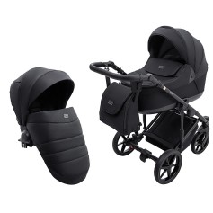 Коляска 2в1 Adamex Locco Lux TK-53 чорний