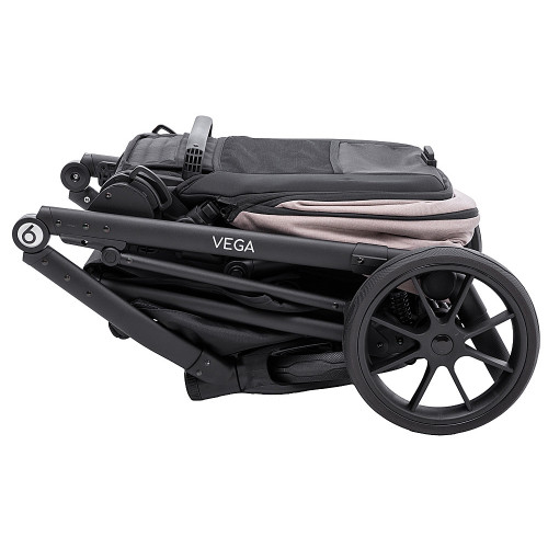 Коляска 2 в 1 Bair Vega Soft VS-02 sand капучіно — 6064