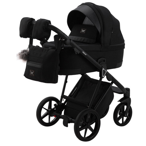 Коляска 2 в 1 Adamex Gallo Thermo GA-12 black diamond — 5818 Коляска 2 в 1 Adamex Gallo Thermo GA-12 black diamond — 5818