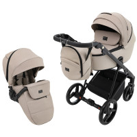 Коляска 2 в 1 Adamex Blanc Lux PS-18