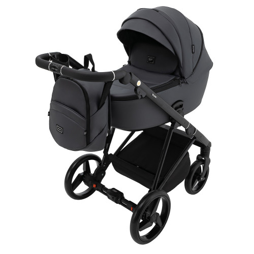 Коляска 2 в 1 Adamex Blanc Eco SA-5 графит — 5692
