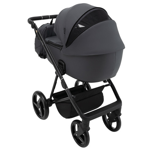 Коляска 2 в 1 Adamex Blanc Eco SA-5 графит — 5692