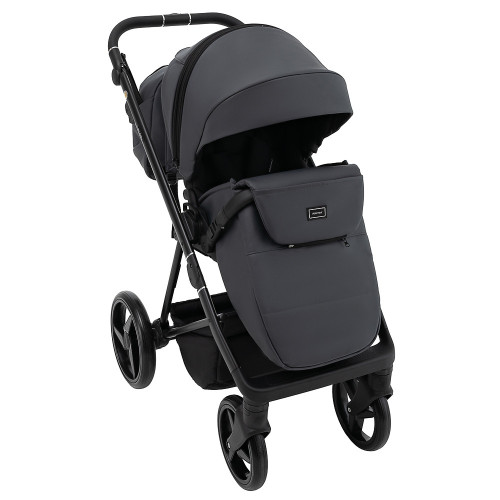 Коляска 2 в 1 Adamex Blanc Eco SA-5 графит — 5692