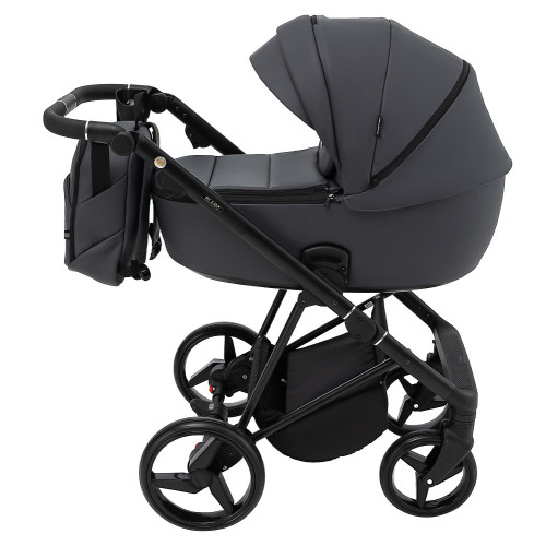 Коляска 2 в 1 Adamex Blanc Eco SA-5 графит — 5692
