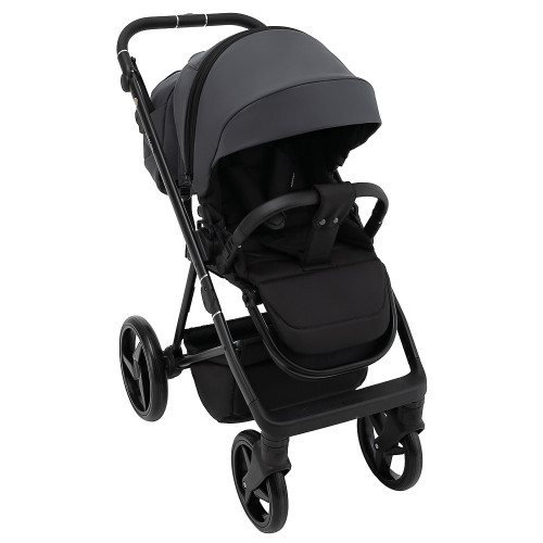Коляска 2 в 1 Adamex Blanc Eco SA-5 графит — 5692