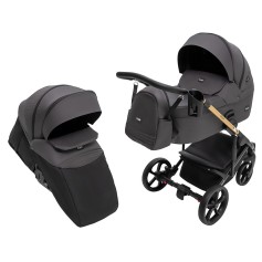 Коляска 2 в 1 Bair Onyx Soft OS-747 чорний