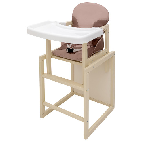 Стульчик-трансформер Babyroom Пони-260 слоновая кость капучино/шоколад — 5464 Стульчик-трансформер Babyroom Пони-260 слоновая кость капучино/шоколад — 5464