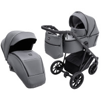 Коляска 2 в 1 Bair Vega ECO VE-47 темно-серый