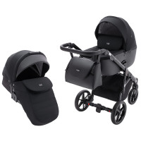Коляска 2 в 1 Bair Bonita PS-1 чёрный
