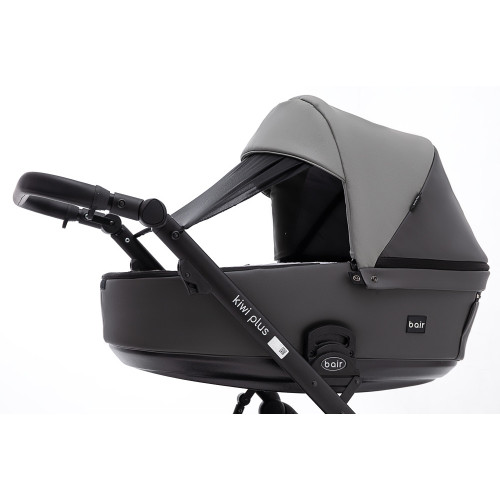 Коляска 2 в 1 Bair Kiwi Plus ECO BKP-21/15 серый / графит — 6034 Коляска 2 в 1 Bair Kiwi Plus ECO BKP-21/15 серый / графит — 6034