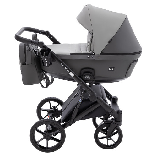 Коляска 2 в 1 Bair Kiwi Plus ECO BKP-21/15 серый / графит — 6034 Коляска 2 в 1 Bair Kiwi Plus ECO BKP-21/15 серый / графит — 6034